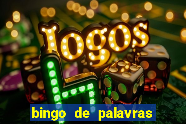 bingo de palavras cha de bebe